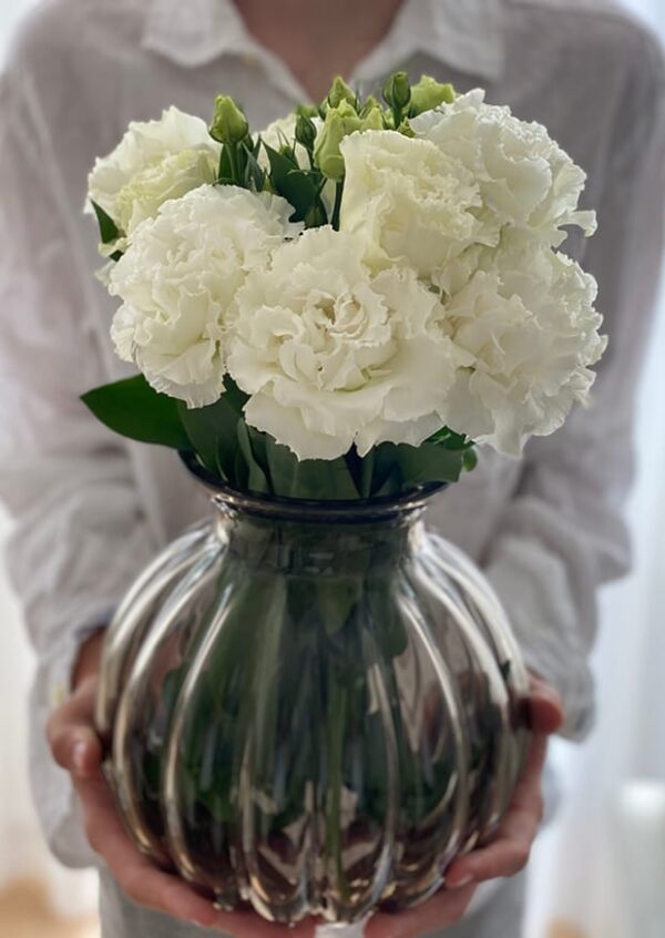 "Maria" Crystal Vase smoky - Image 4