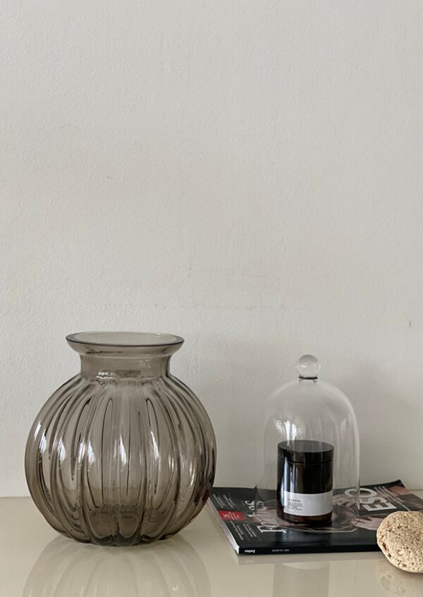 "Maria" Crystal Vase smoky - Image 3