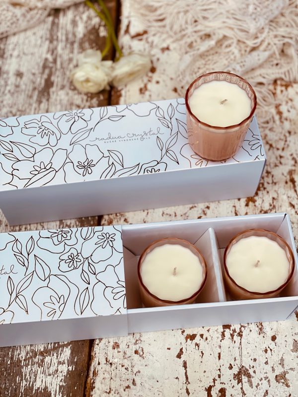 Gift box of three "Marie" or "Crystalka" mini candles - Image 9
