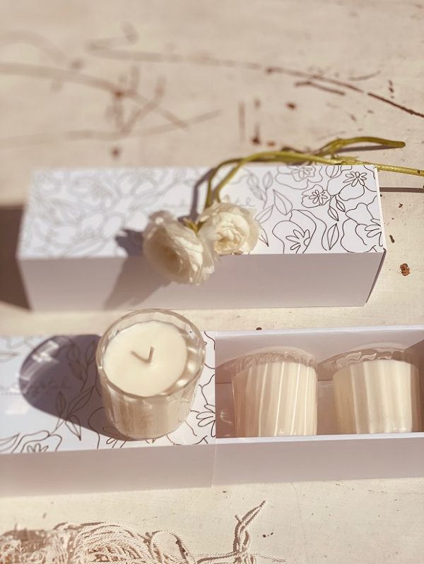 Gift box of three "Marie" or "Crystalka" mini candles - Image 8