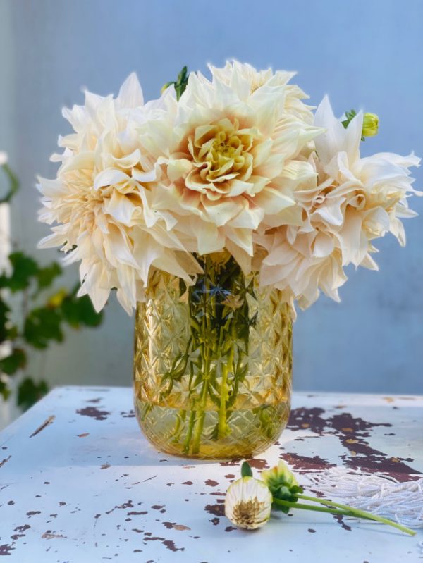 "Crystalka" Crystal Vase yellow - Image 19