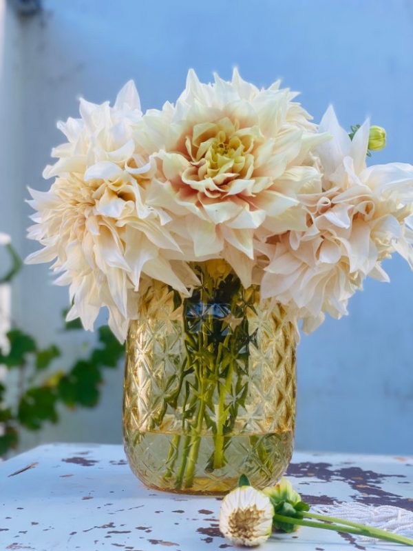 "Crystalka" Crystal Vase yellow - Image 20
