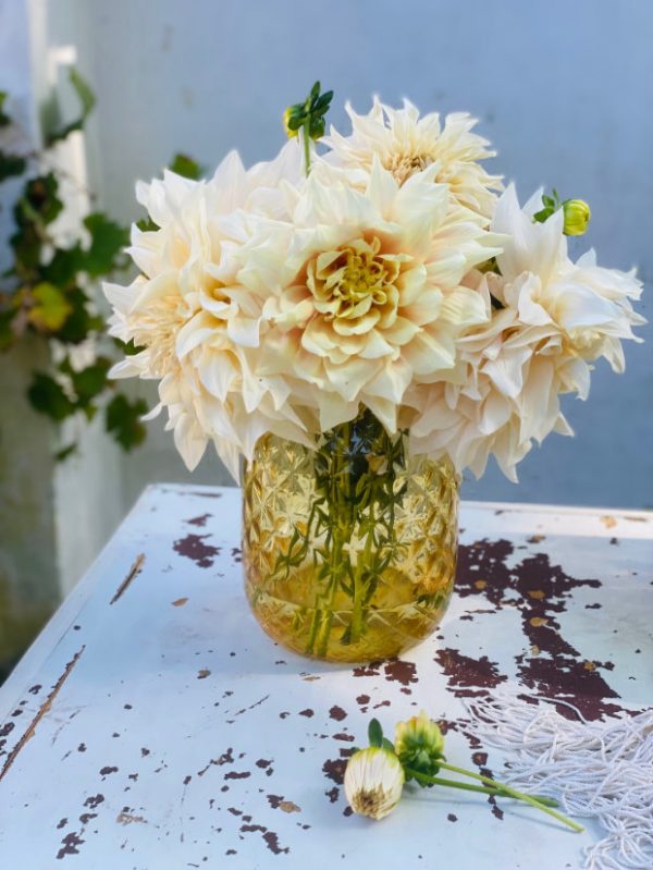 "Crystalka" Crystal Vase yellow - Image 18