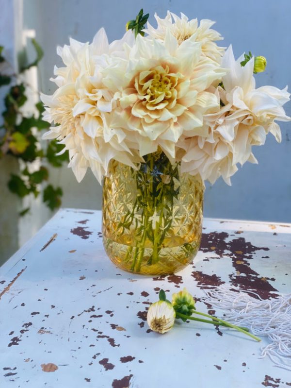 "Crystalka" Crystal Vase yellow - Image 17