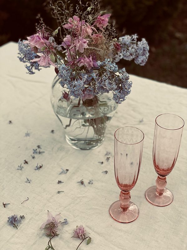 "MARIE" Glass Sect Flute rosé - Image 20